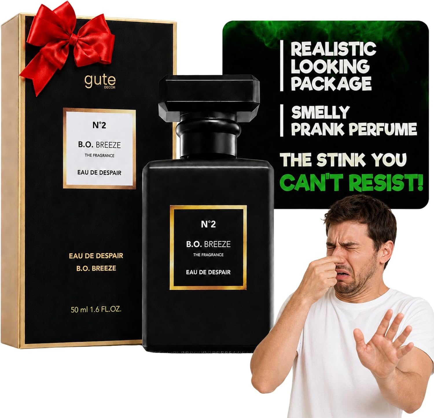 Funny Gag Gift for Adults & Kids, Potent Stink Spray Prank with Fart, Feet, and Armpit Smells – Hilarious Joke Gift for Friends, Coworkers, Parties, and White Elephant Gifts