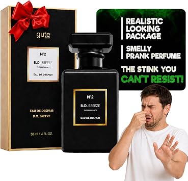 Funny Gag Gift for Adults & Kids, Potent Stink Spray Prank with Fart, Feet, and Armpit Smells Hilarious Joke Gift for Friends, Coworkers, Parties, and White Elephant Gifts