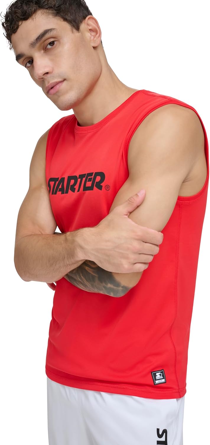 Starter Mens Quick Dry Sleeveless Lightweight UPF Active Top - Image 5