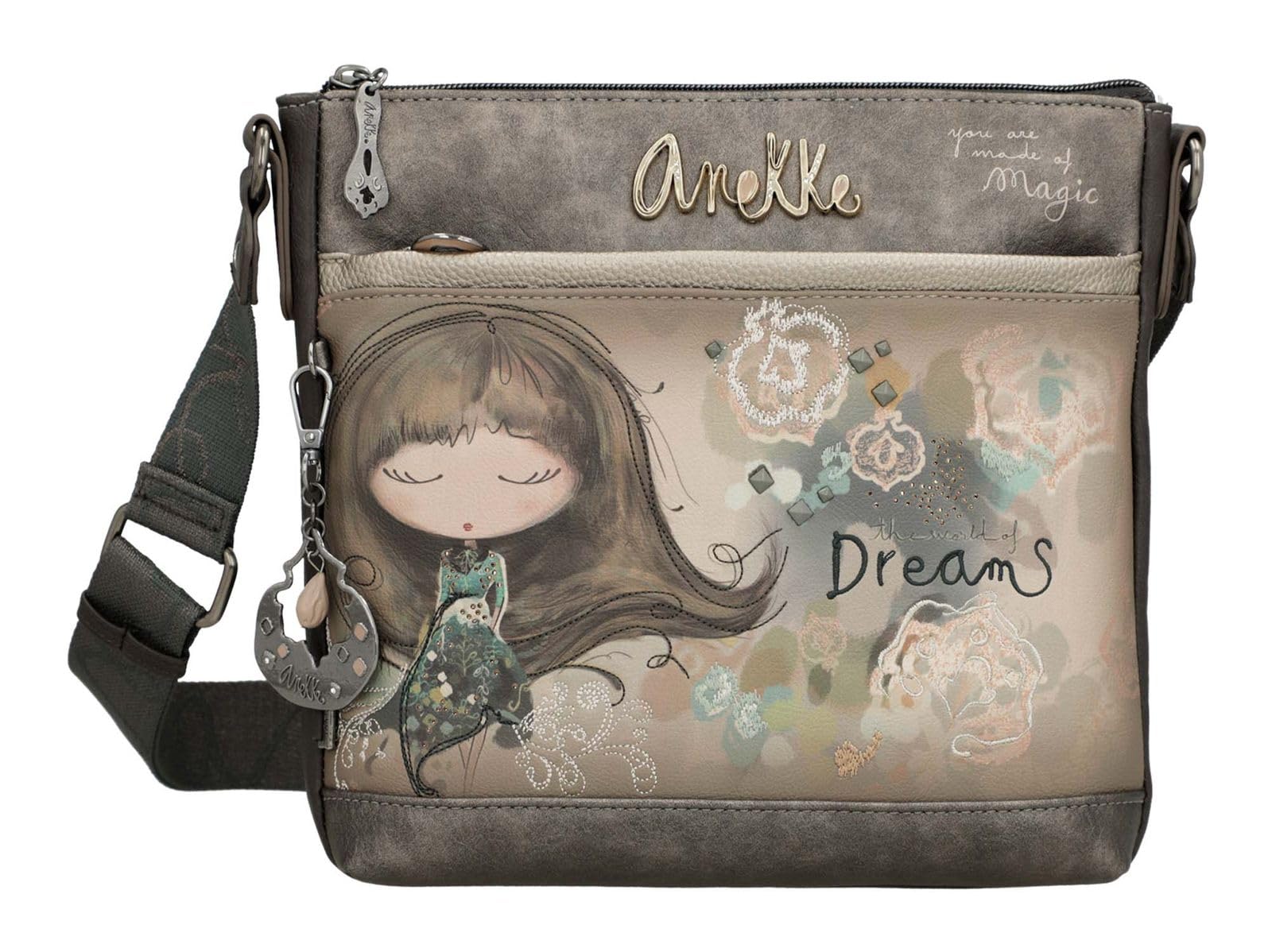 Anekke - Sac à bandoulière FEMME beige