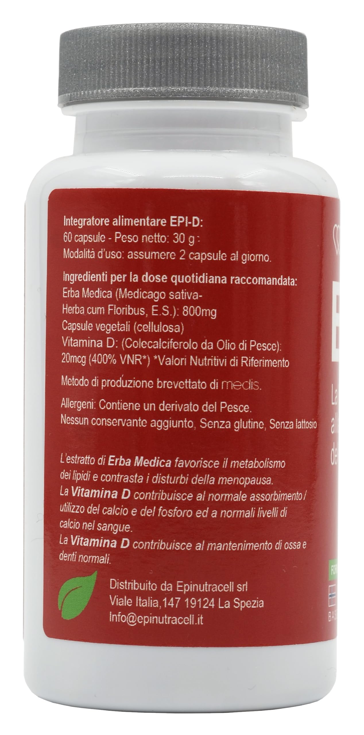 Epinutrics - EPI-D Vitamina D per la normale funzione del Sistema Immunitario, Integratore Alimentare