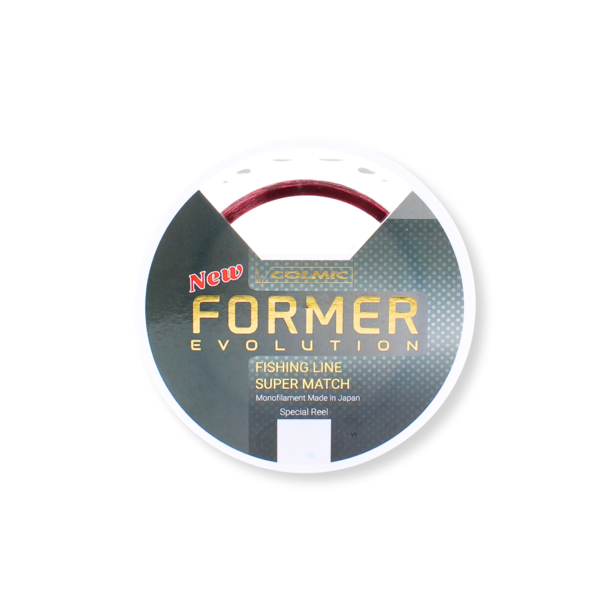 Colmic Former Evolution – Monofilo Giapponese Doppia Siliconatura, Alta Resistenza, Rosso Scuro Mimetico – Bolognese, Match, Carpa, Siluro, Surf Casting – Bobine 150mt e 600mt