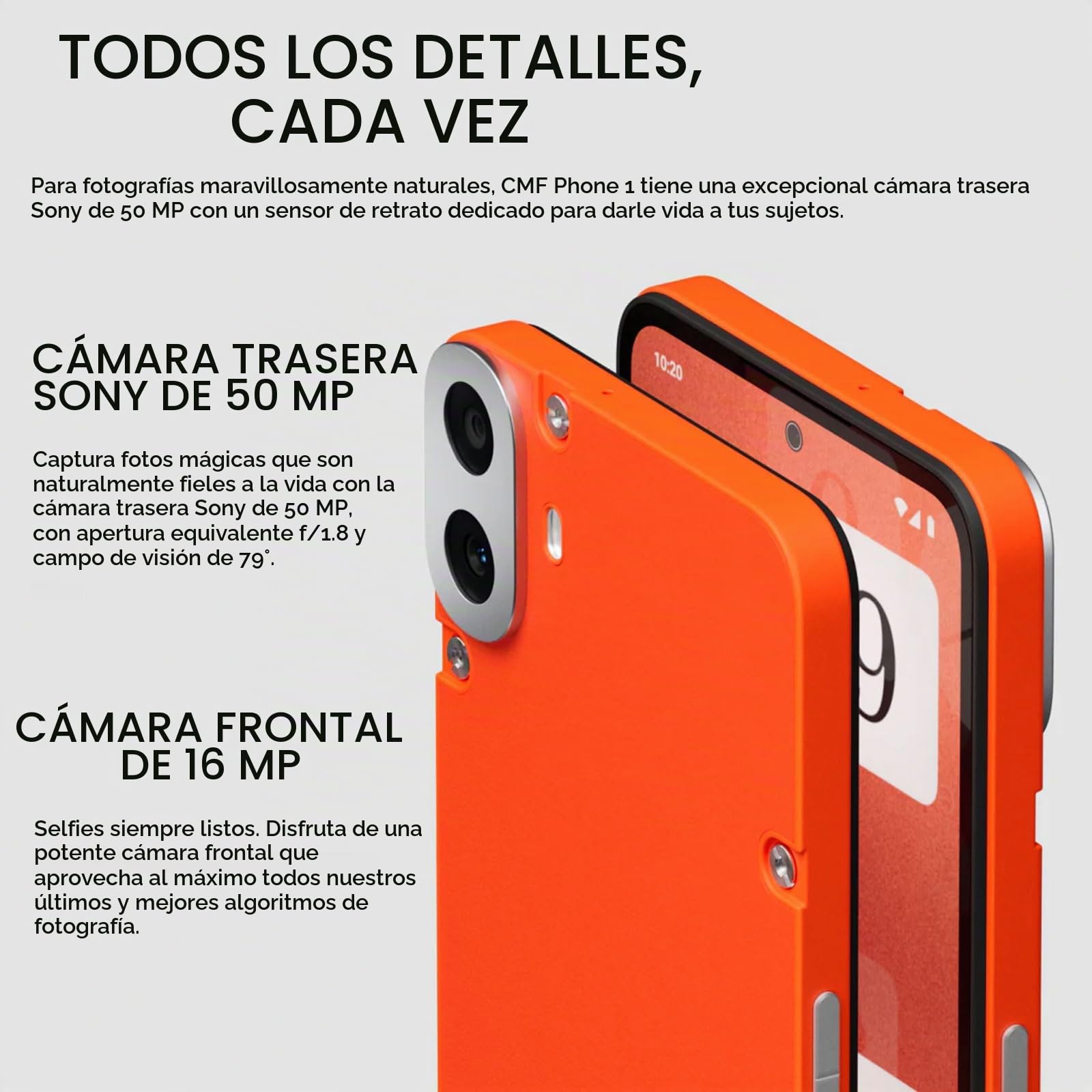 Amazon.com: CMF Phone 1 8+256 GB - Smartphone desbloqueado con