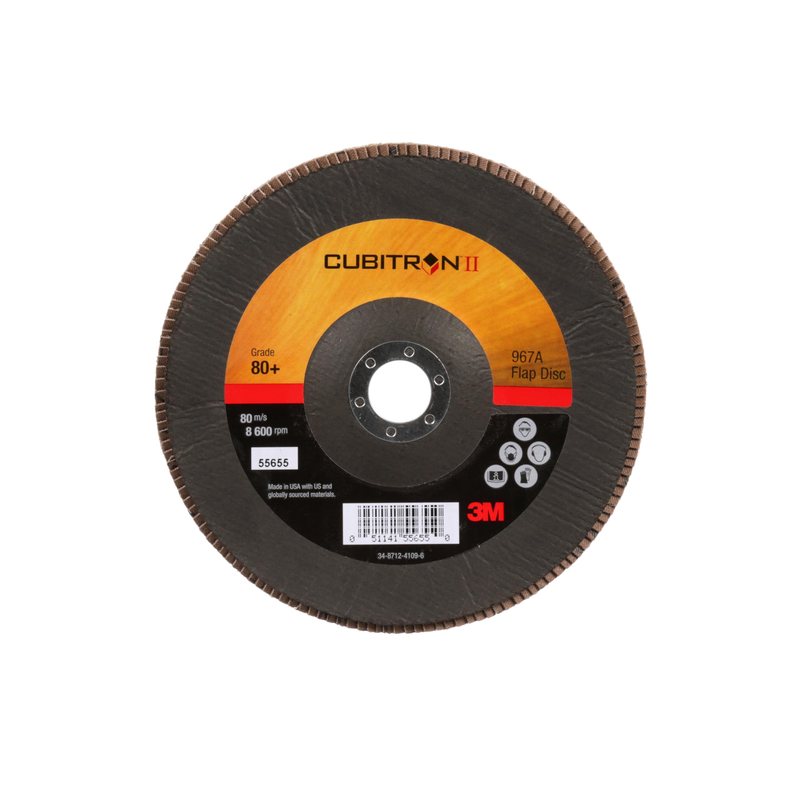 Disques à lamelles 3M Cubitron II 17,8 cm pour détartrage de métal