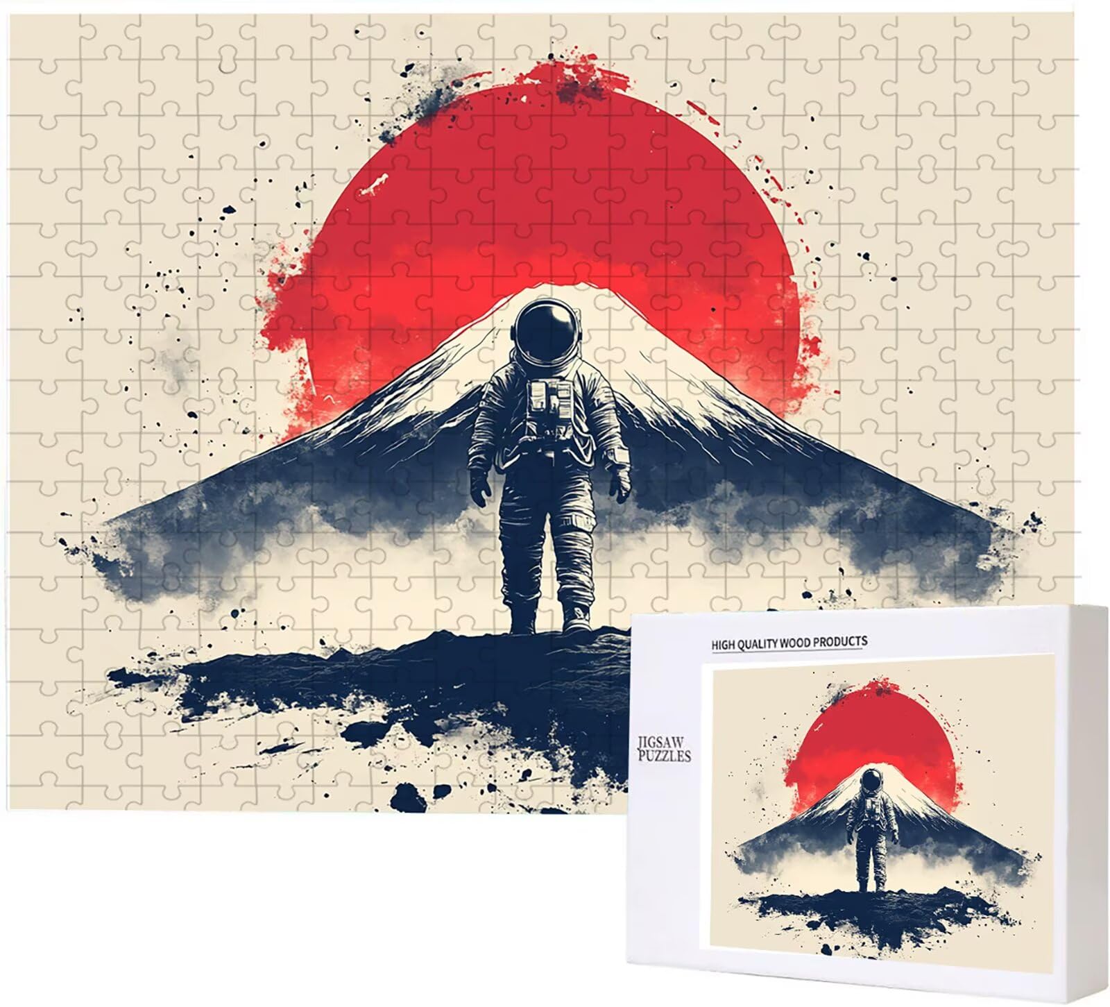 1500 Pezzi di Puzzle, bue nero 1500 Pezzi di Puzzle per Adulti, Regalo Anniversario, Regalo Natale, Decorazione Della Casa, Prevenzione Della Degenerazione Cerebrale Negli Anziani PjY1156 6-4