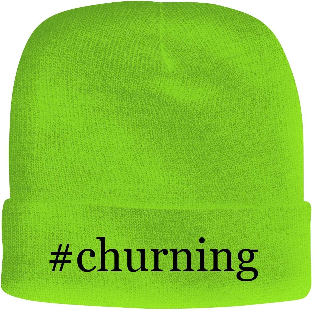 BH Cool Designs #Churning - Men's Hashtag Soft & Comfortable Beanie Hat Cap