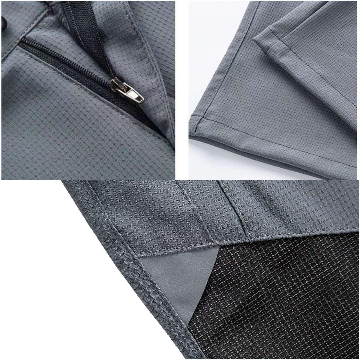 Echinodon Kinder 2-in-1 Outdoorhose Zip Off Hose Wasserabweisend Schnelltrocknend Jungen Mädchen Dünn Leicht Sommerhose Wanderhose Trekkinghose