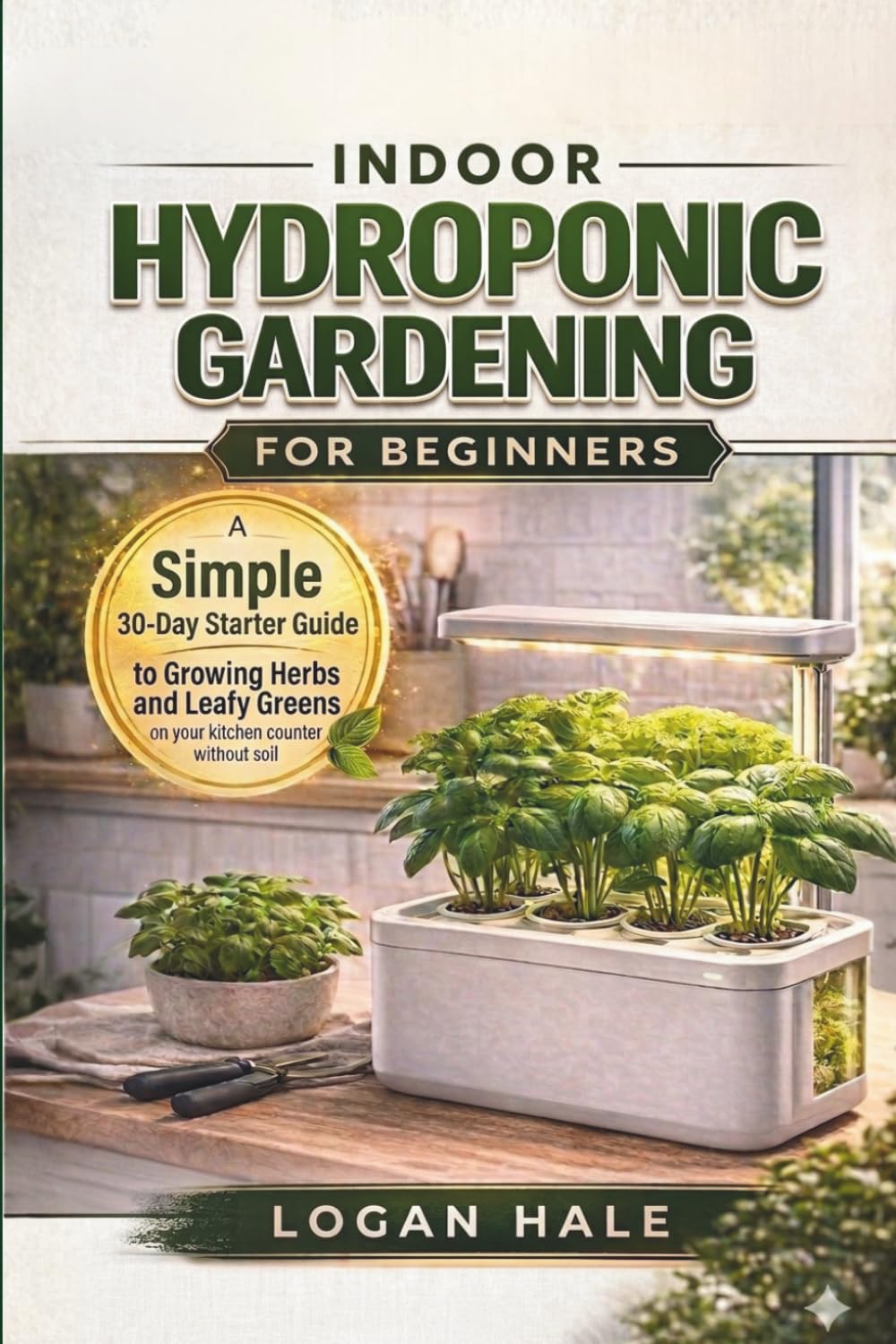 Indoor Hydroponic Gardening for Beginners: A Simple 30-Day Starter Guide to Growing Herbs and Leafy Greens on Your Kitchen Counter Without Soil