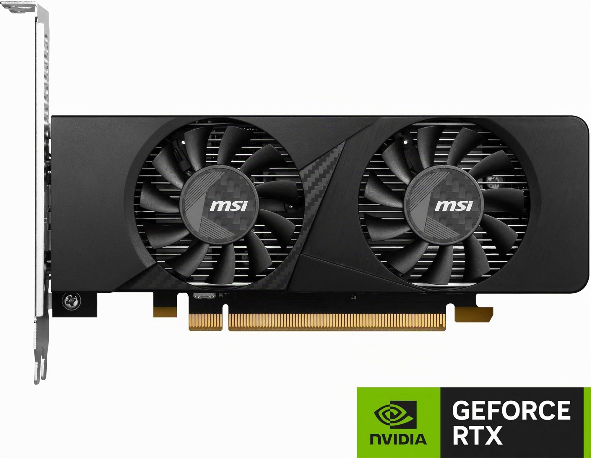 MSI Gaming RTX 3050 LP 6G OC Scheda grafica (NVIDIA RTX 3050, 96 bit, Boost Clock: 1492 MHz, 6 GB GDDR6 14 Gbps, HDMI/DP, Architettura Ampere)