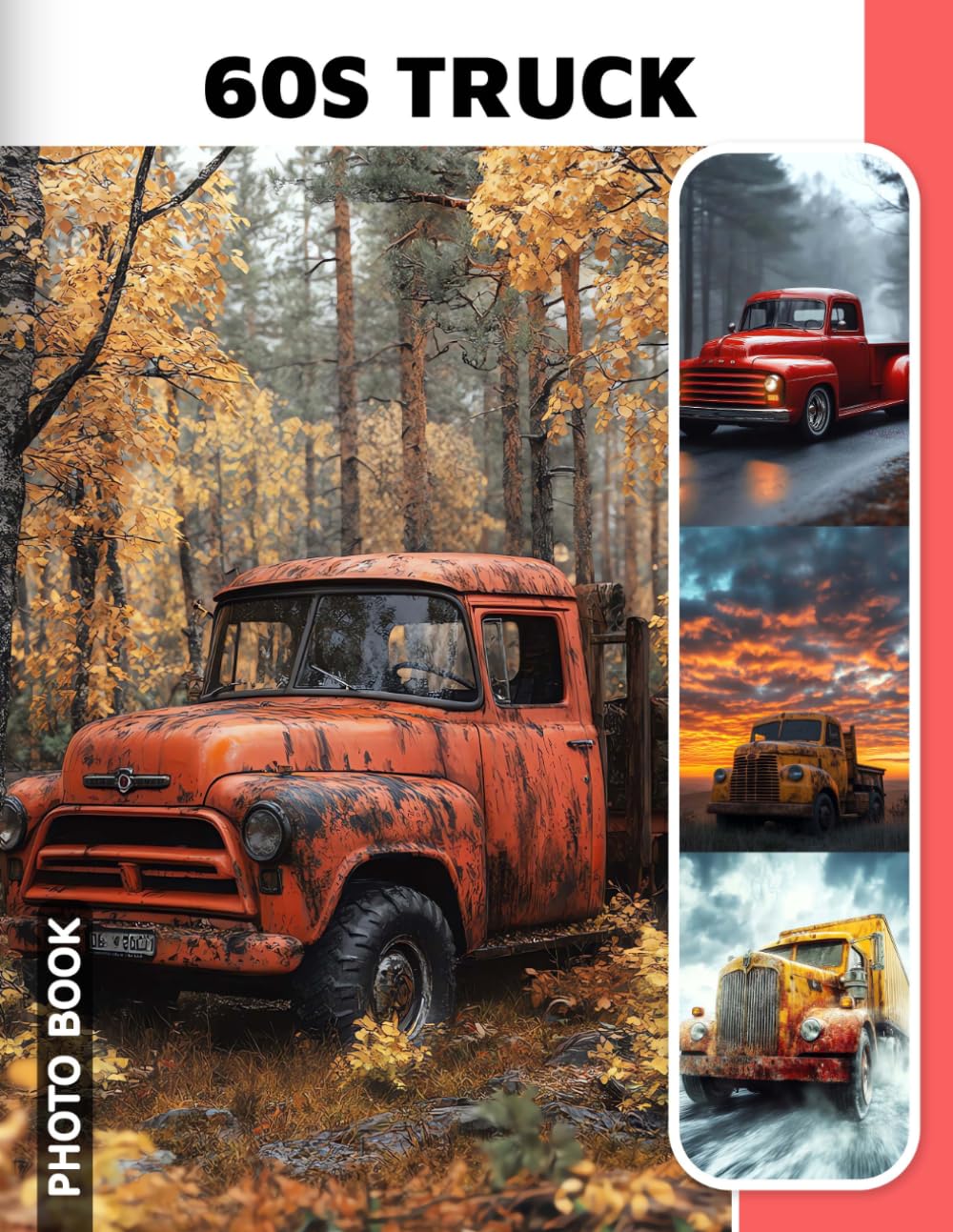60s Truck Photo Book: Vintage Pickup Truck Images Compilation Showcasing Classic American Vehicles And Nostalgic Road Trips Photography Collection