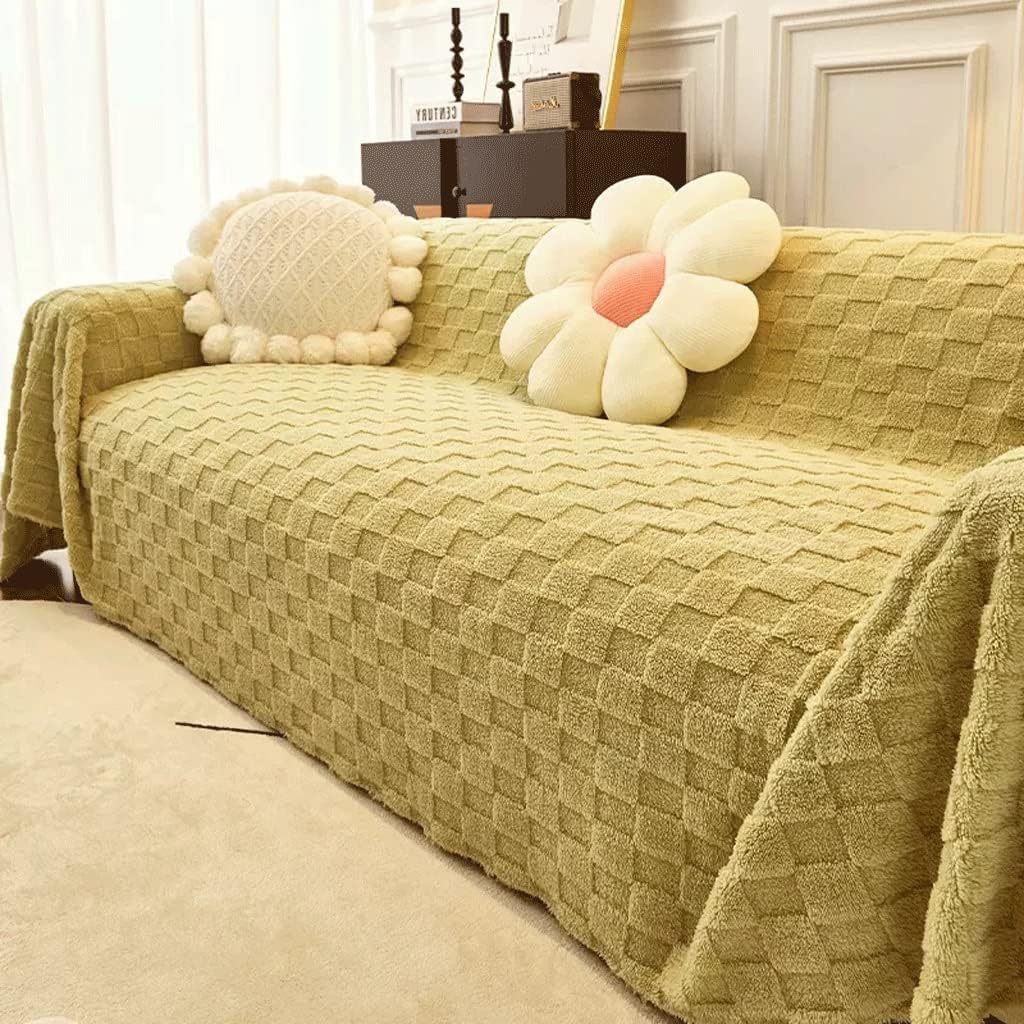 Sofa Cover Fabric Style Sofa Towel Winter Luxury Sofa Cover Cover Sofa Blanket Full Cover (Color: D, Size: 180 * 130cm) (B 180 * 320cm)