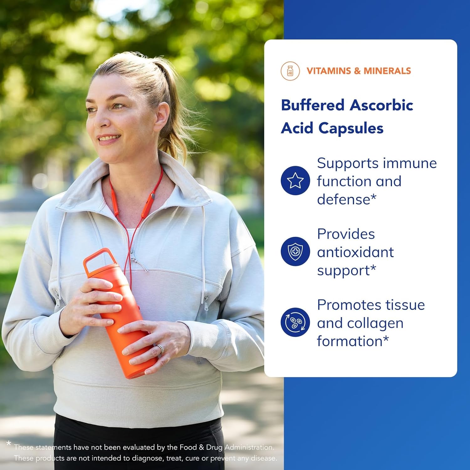 Pure Encapsulations Buffered Ascorbic Acid Capsules | Vitamin C for Sensitive Individuals* | 90 Capsules - Image 3