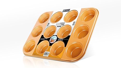 Copper 12-Cup Muffin Pan | Nonstick Muffin Pan