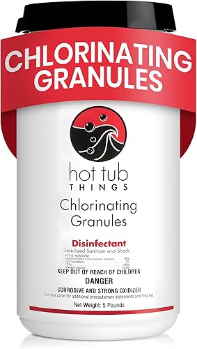 Hot Tub Things Gránulos de cloro 5 libras