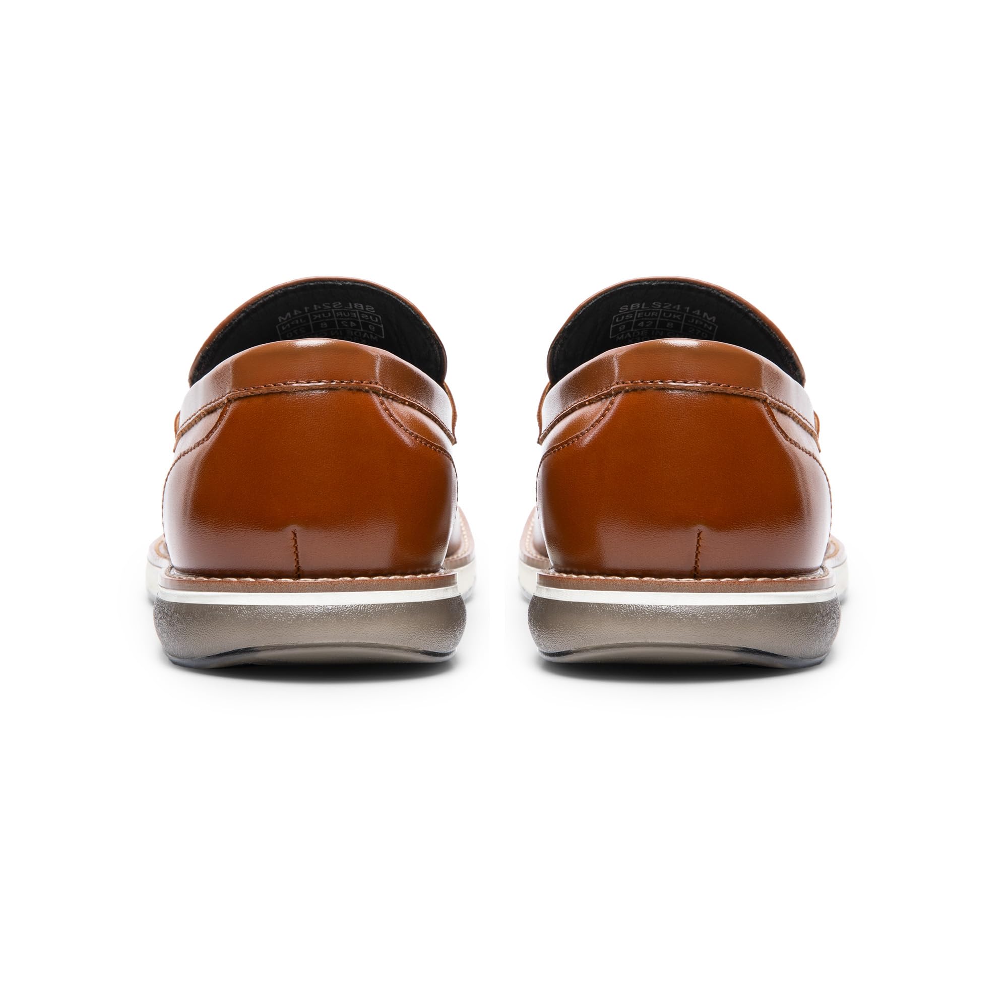 Bruno Marc Mocassini Penny Eleganti Uomo Slip-on | Soletta in morbida schiuma vegana con supporto plantare e suola TPR antiscivolo per comfort e stabilità tutto il giorno