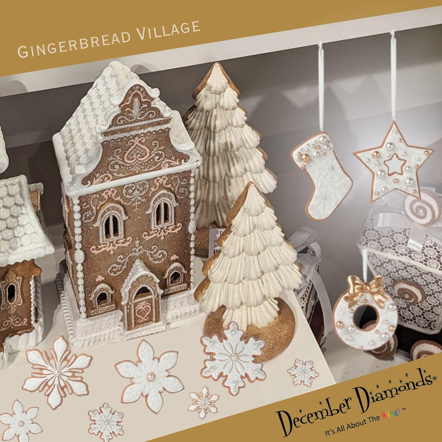 ジンジャーブレッドハウス クリスマス Crystal Myriad Gingerbread House | Swarovski