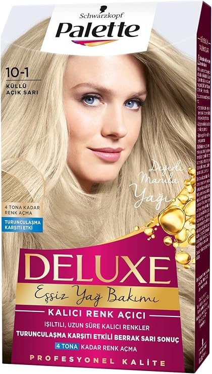 Deluxe 10-1 Ash Light Yellow Hair Dye