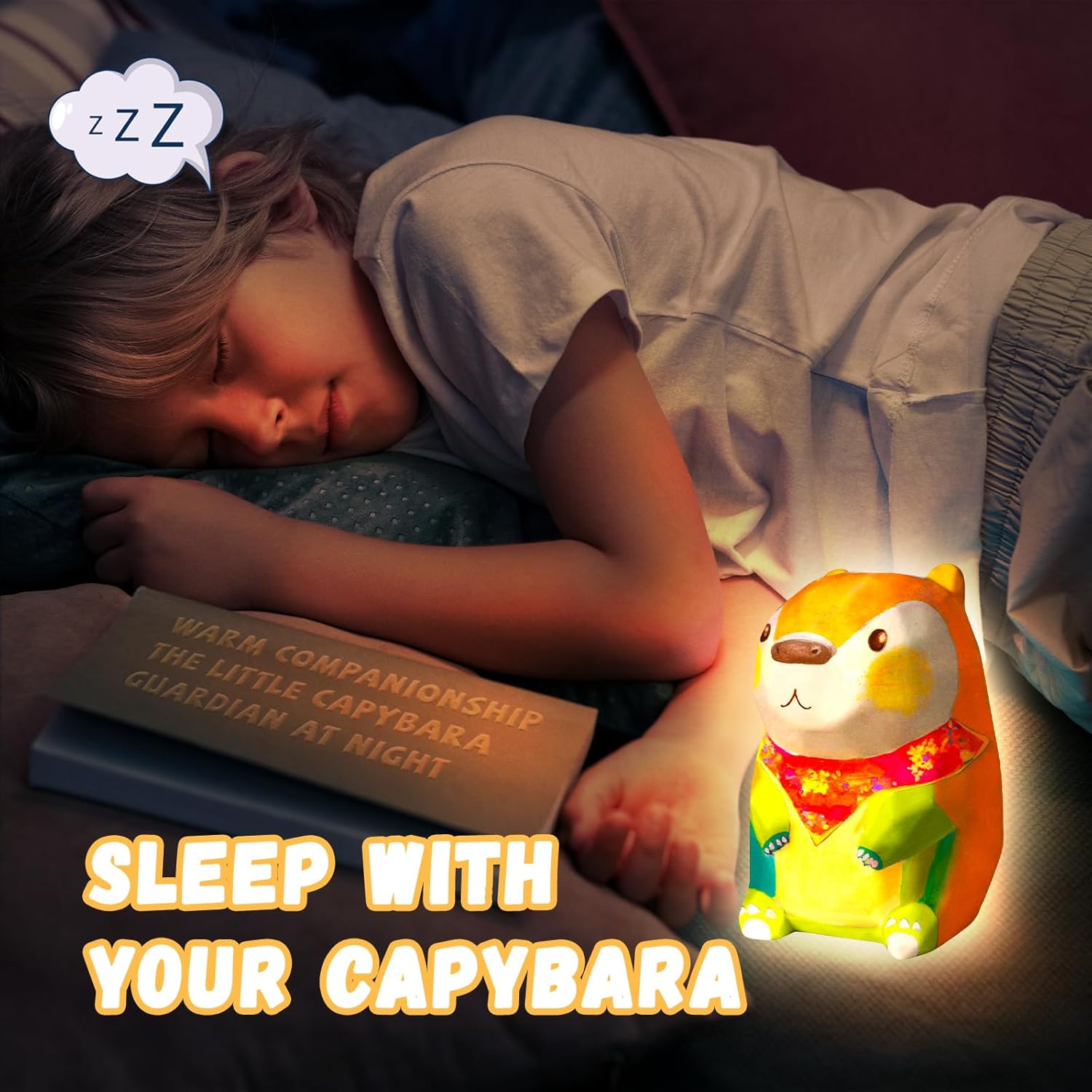 Paint Your Own Capybara Lamp Kit, Arts and Crafts for Kids Ages 8-12, Capybara Night Light for Kids Toys Girls 6-8, Gift for Girls Boys Birthday, Art Supplies Painting Craft Kits for Kids