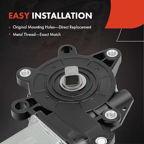 Miniatura 5 de A-Premium Motor de elevación de elevalunas eléctrico delantero izquierdo compatible con Nissan Pathfinder R51 2007-2012, lado del conductor, con