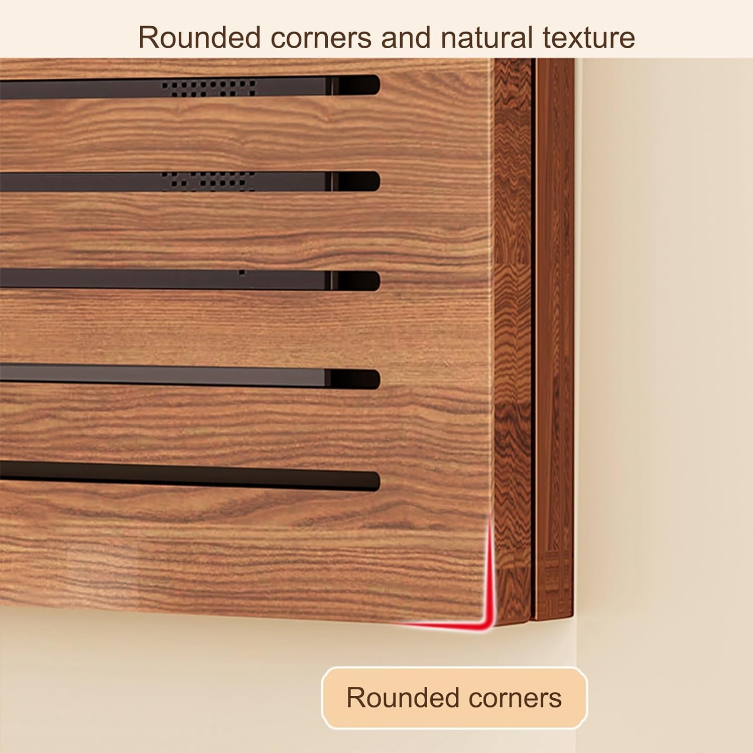 Flip-Up Electrical Panel Cover Cabinet, Modern Removable Design for Concealing Circuit Breakers and Meters in Home or Office Settings