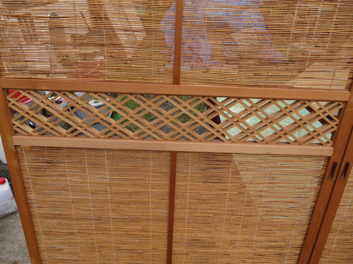 簾戸 Amazon.co.jp: YOアンティーク建具 7尺 「幅87cmx高さ212cm」夏