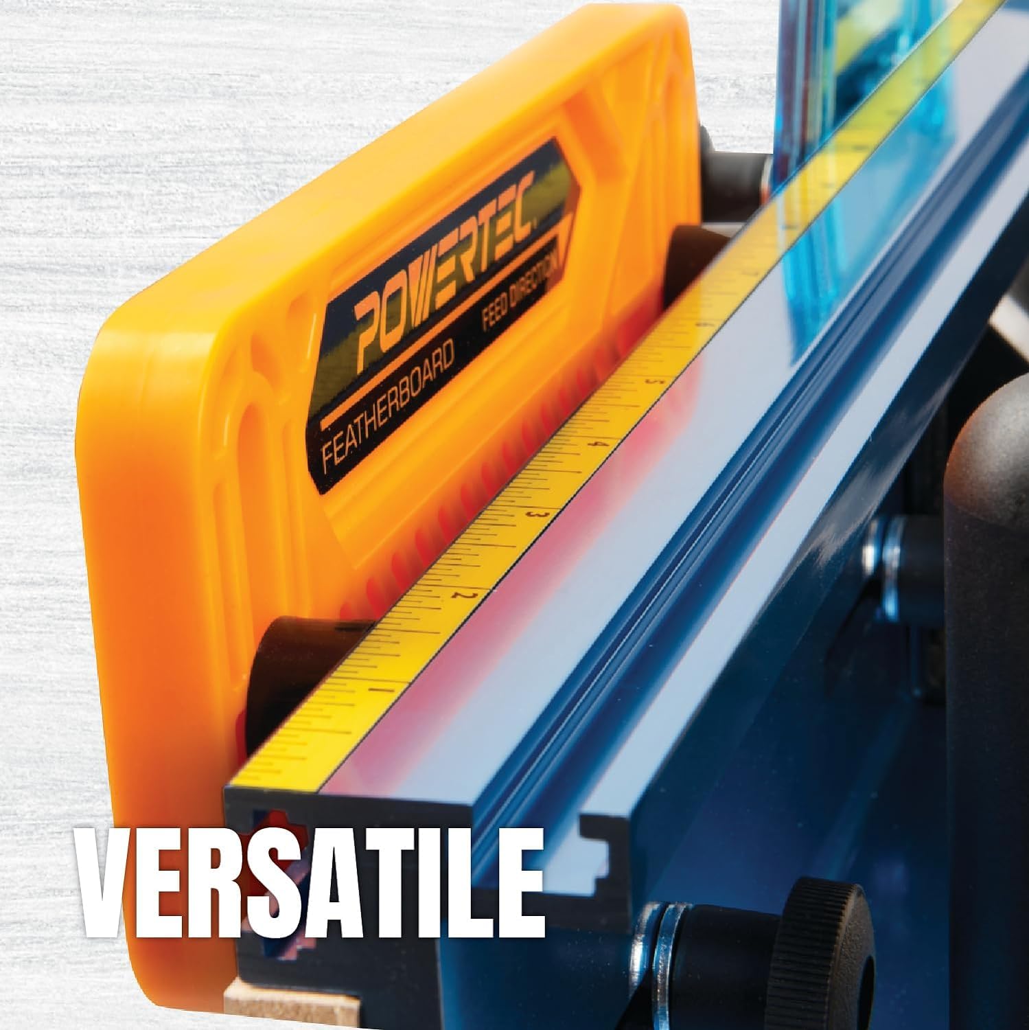 POWERTEC 71134-P2 Cinta métrica de derecha a izquierda con respaldo adhesivo, 4 pies, paquete de 2