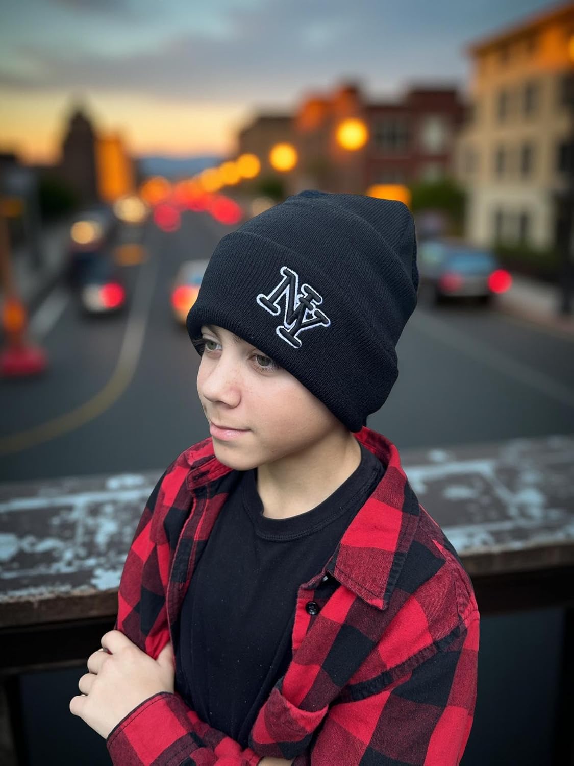 Insulated Thermo Wear Beanie Hat - Unisex - One Size Fits Most - Black - Image 3