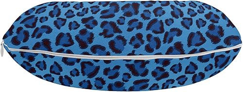 Miniatura 2 de Lunarable Animal Print Travel Pillow Neck Rest, Leopard Skin Animal Print Design Creative Contemporary Artwork, Memory Foam Traveling Accessory for