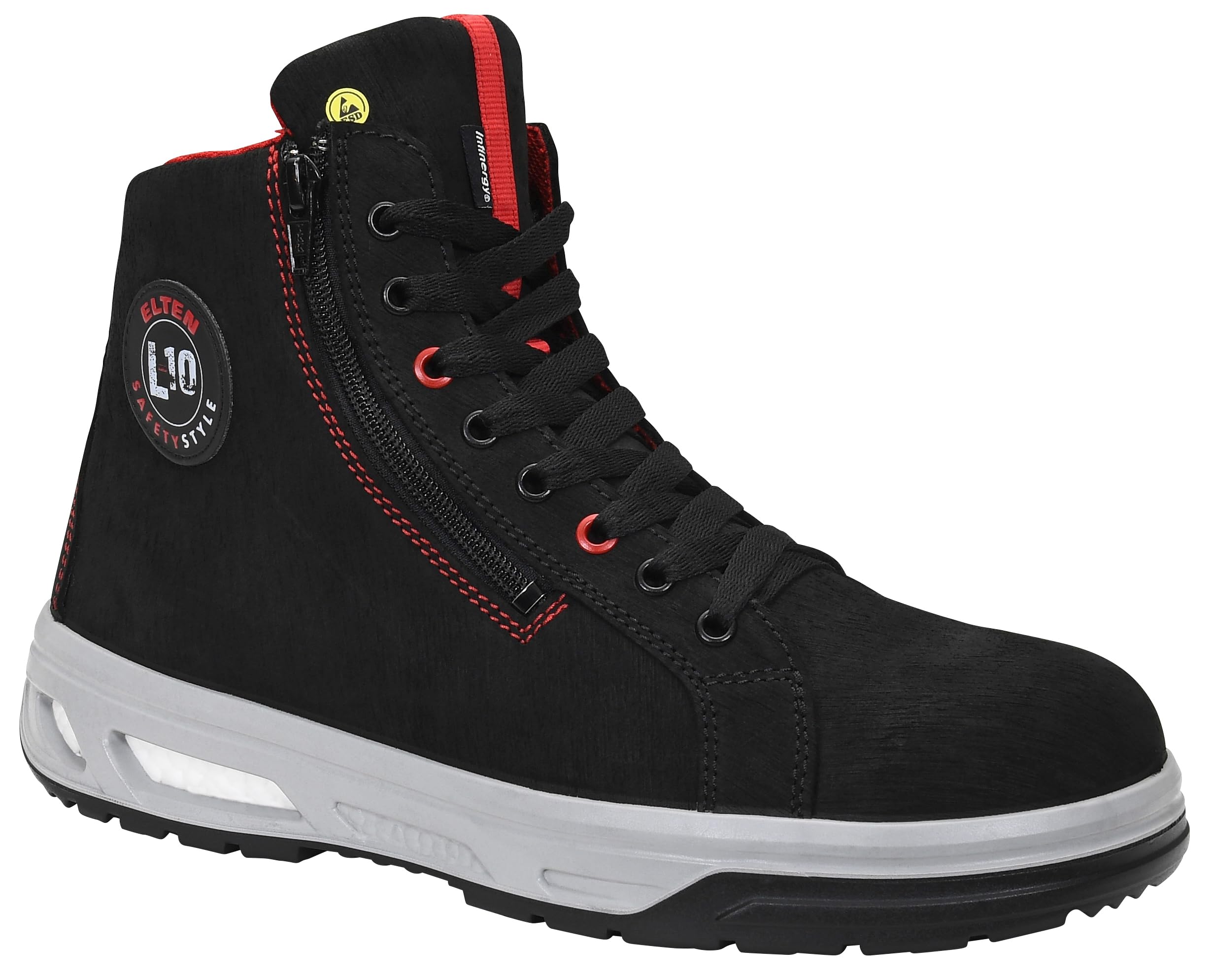ELTEN NORMAN XX10 Mid ESD S3 | Sicherheitsschuhe für Damen & Herren, Stahlkappe, leicht, atmungsaktiv