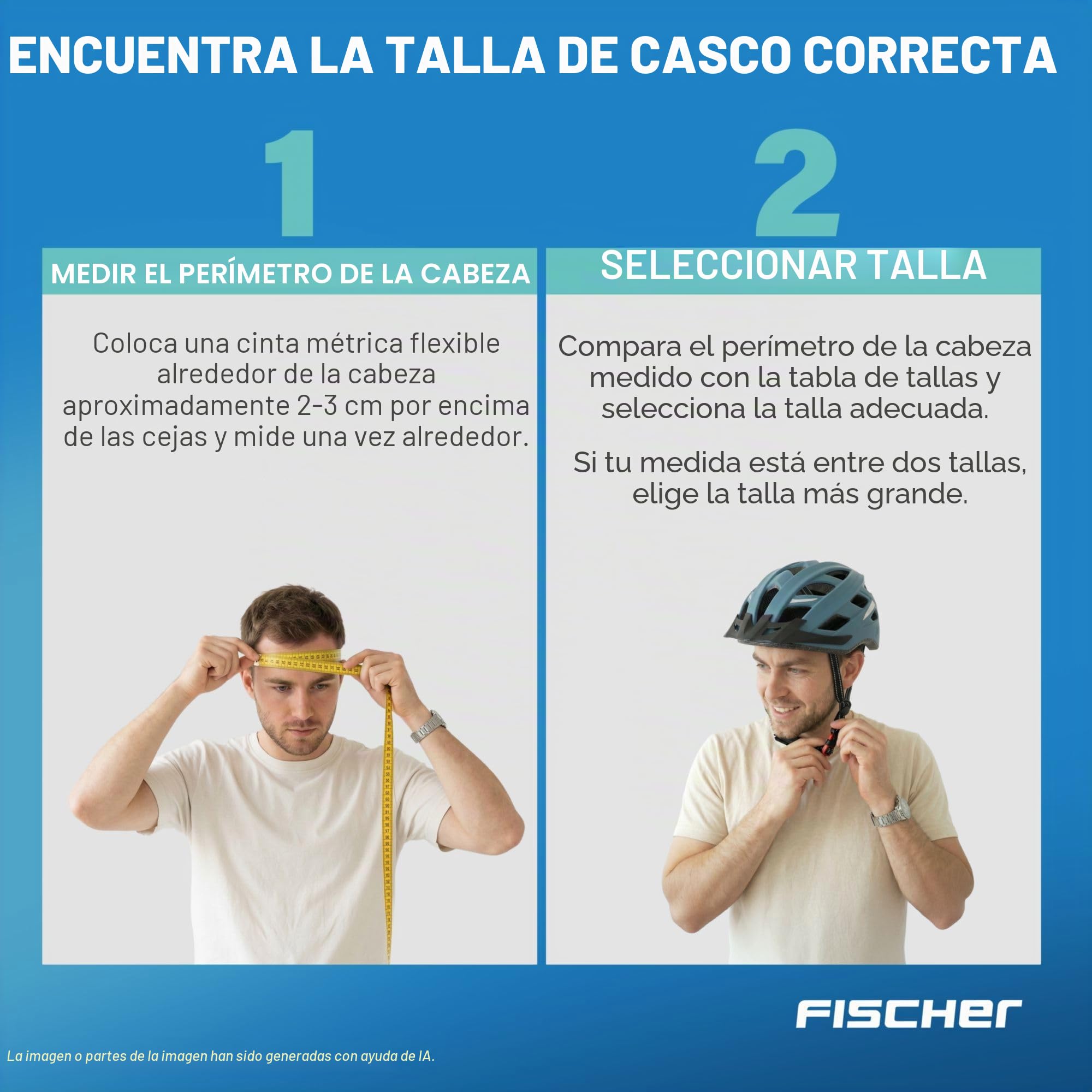 Fischer Urban Plus - Casco de Ciclismo con luz Trasera LED integrada para Hombre y Mujer