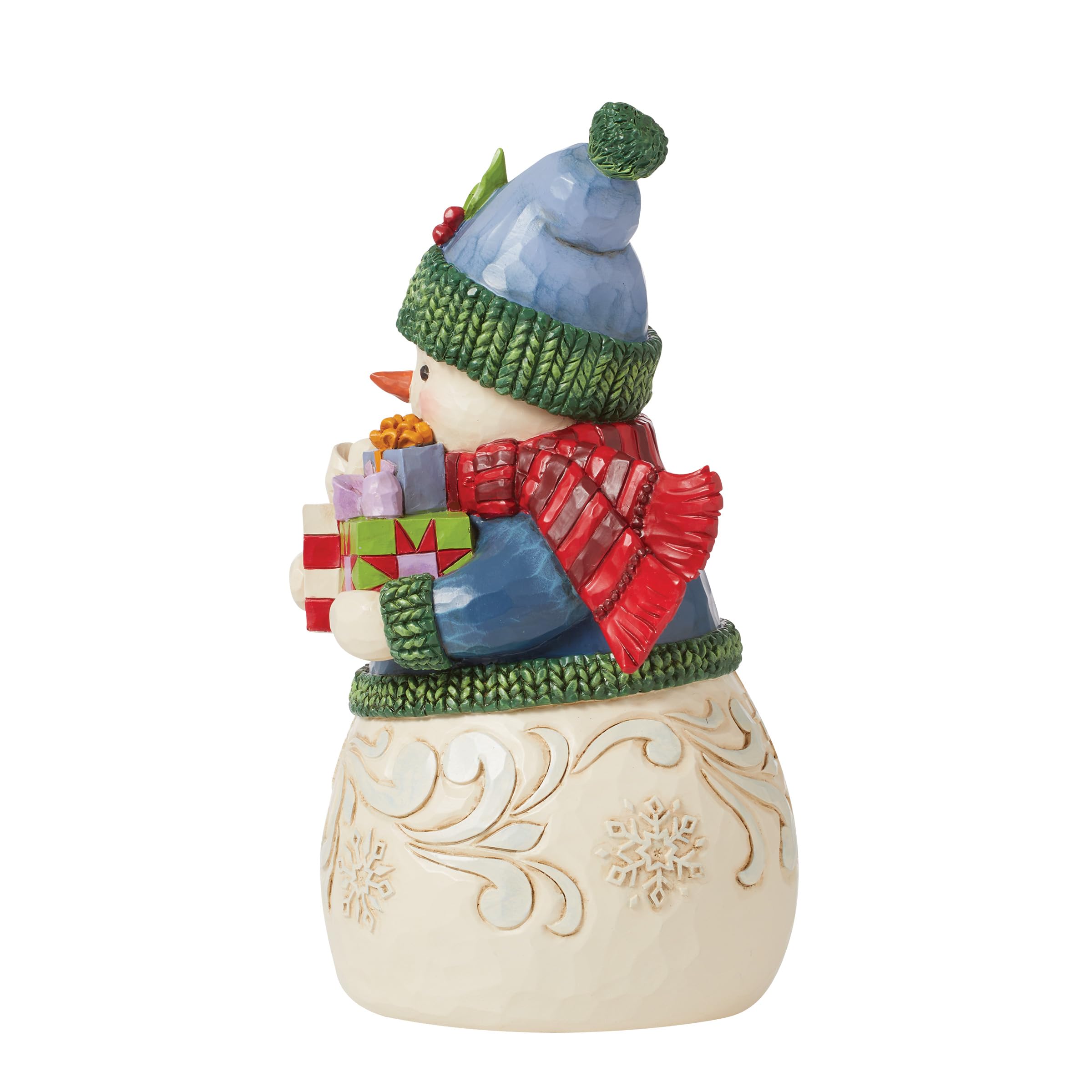 Heartwood Creek by Jim Shore Schneemann mit Geschenken Figur