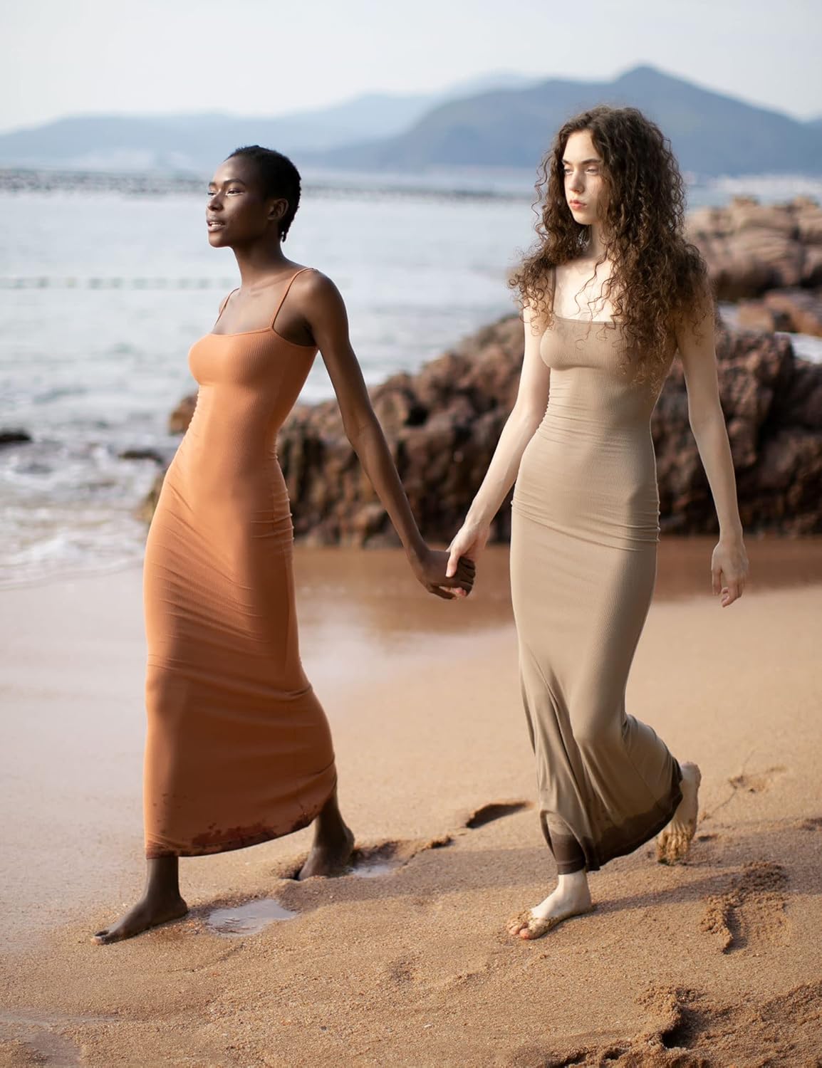 PUMIEY Women's Soft Lounge Long Slip Dress Sexy Sleeveless Backless Bodycon Maxi Dresses for Women - Image 6