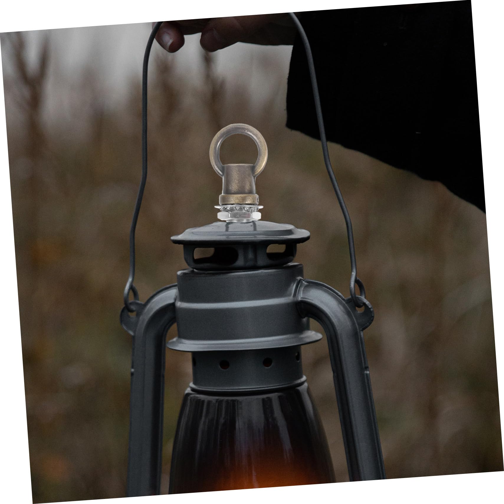 6pcs Closed Hook Light Hanging Hooks Ceiling Hook for Chandelier Ceiling Hook for Hanging Lamp Eye Nut Loop for Light Fixture Ring Screws Replacement Ceiling Hanging Hook Lamp Nut