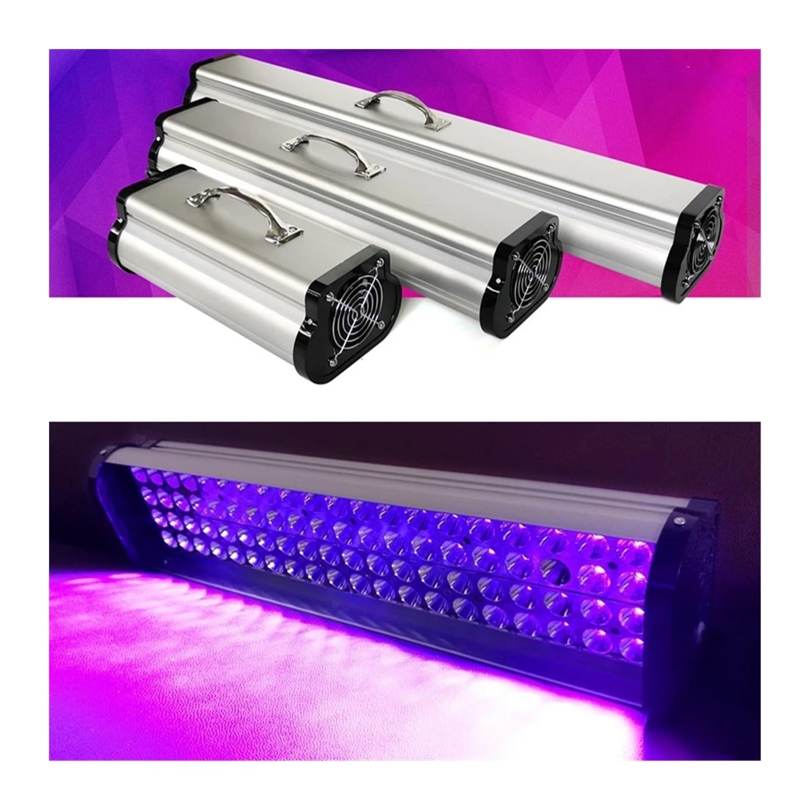 lámpara de curado UV, Lámpara LED De Curado Ultravioleta UV, 400W, 405nm, 365nm, 395nm, Pegamento Sin Sombras, Tinta Pintura For Soldadura Resina, Impresión 3D DIY(395nm)