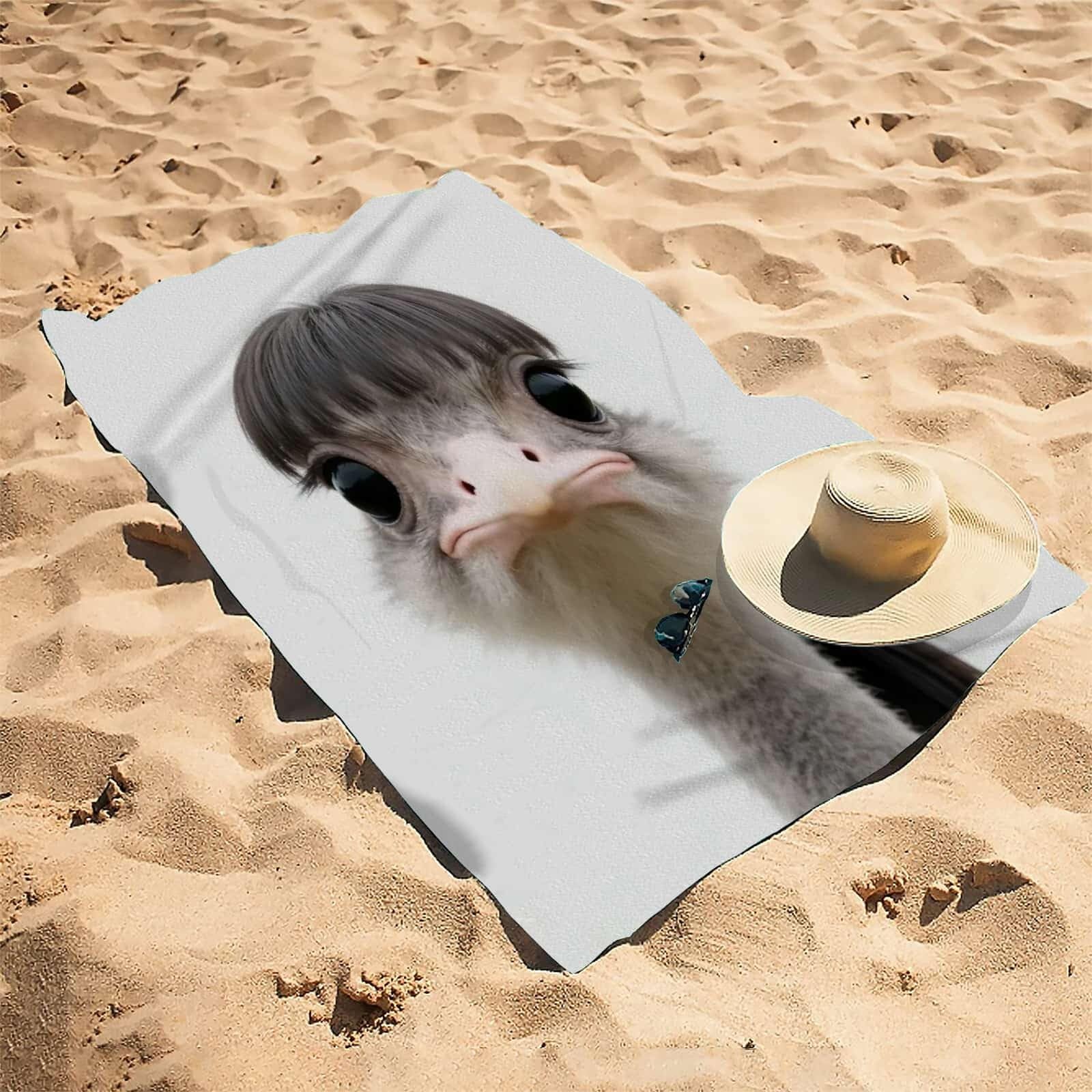 Ręcznik plażowy 200 x 200 śliczny bukiet frędzli, duży ręcznik plażowy z mikrofibry, szybkoschnący, ultra lekki, bez piasku, ręcznik plażowy