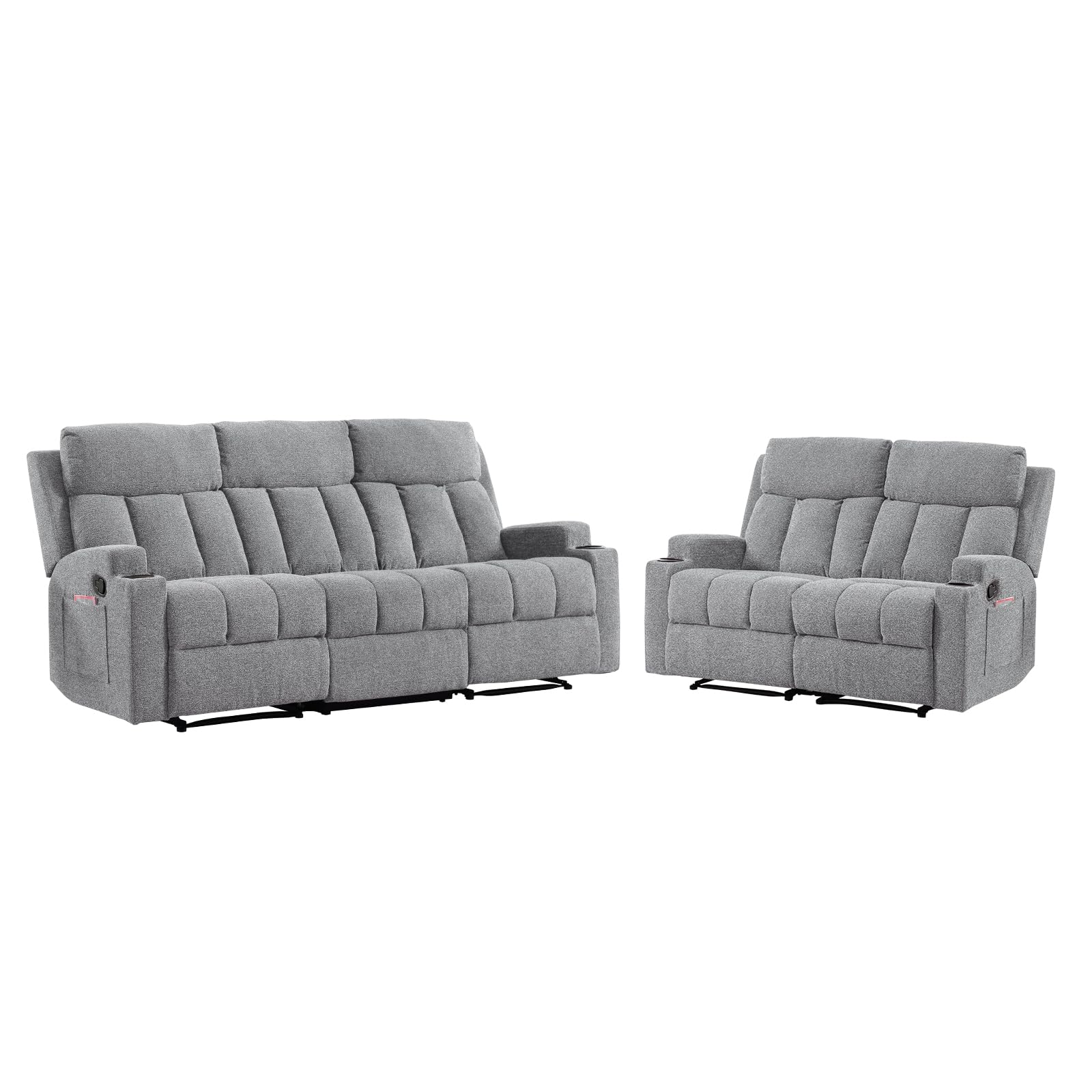 Light Grey / Loveseat+Sofa
