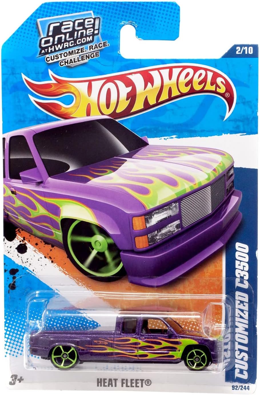 2011 Hot Wheels 92/244 - Heat Fleet 2/10 - Customized C3500
