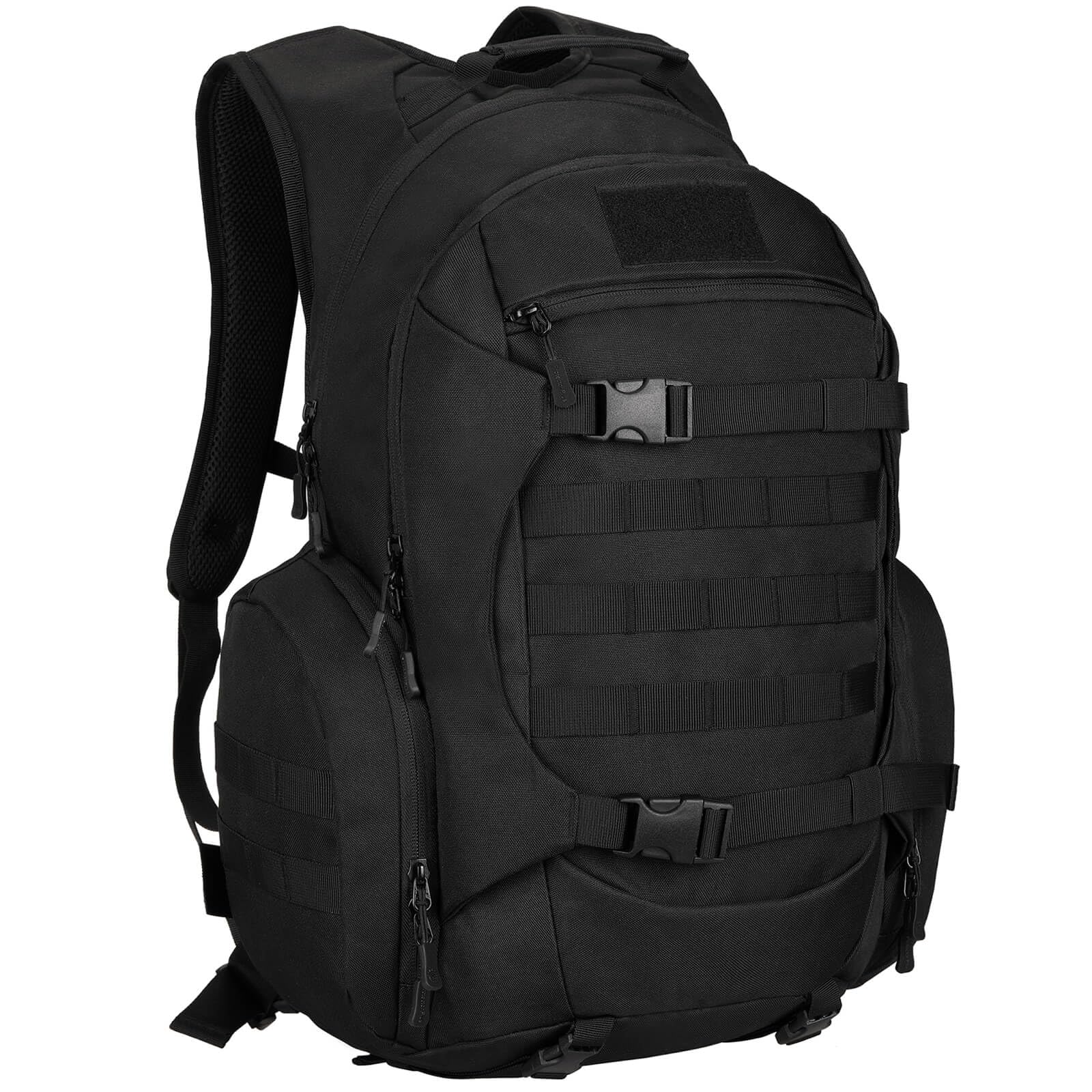 YuanWen 50L Tactical Backpack, Military Rucksack with MOLLE System, Water-Resistant Hiking Backpack for Outdoor Trekking Cycling Travel & Camping, 17‘’ Laptop Compartment Hydration Compatible-picture-10