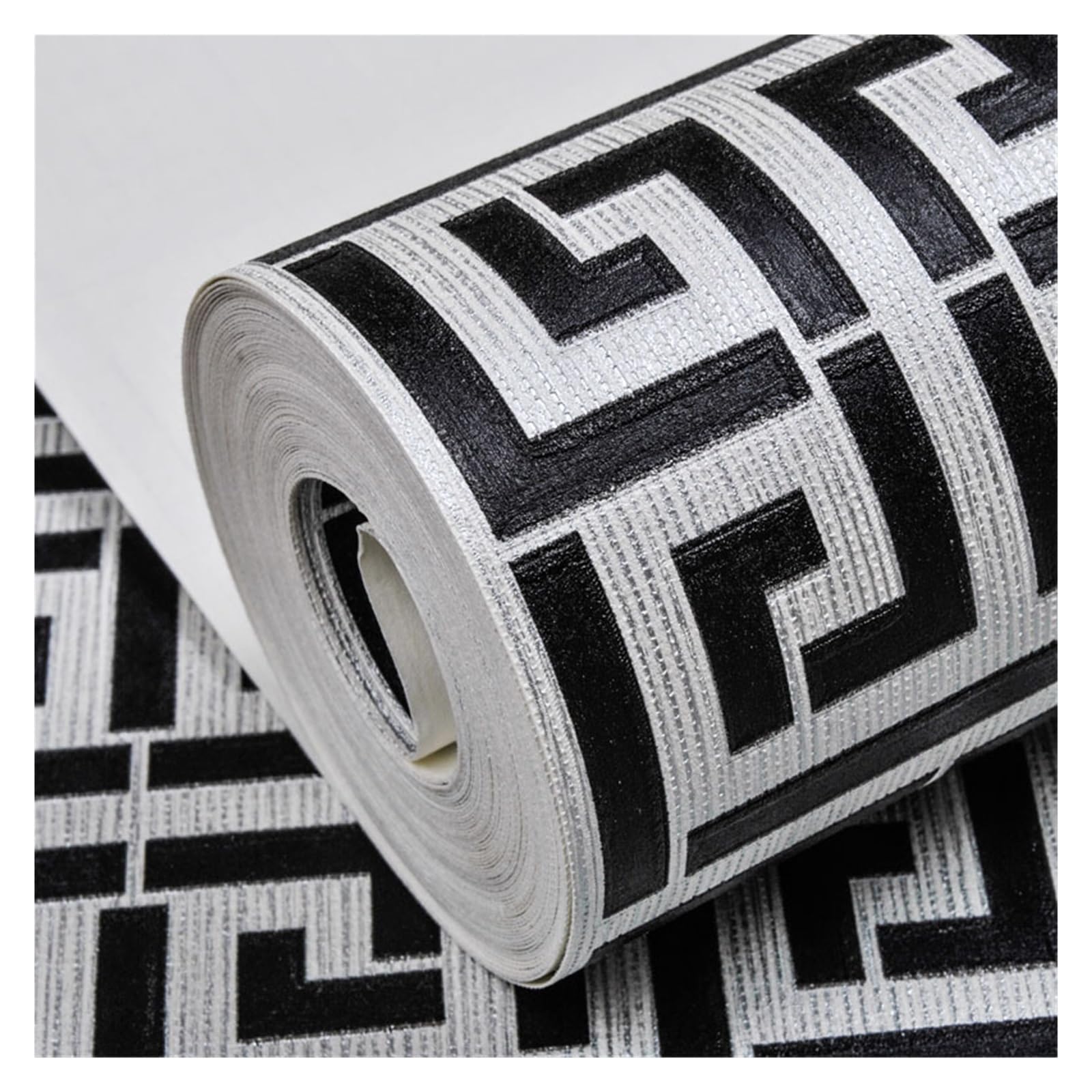 Wwpmnqd Color02 Wallpaper Modern Geometric Wallpaper Hotel Study Background Wall Pvc Bathroom Waterproof For Living Room(Color02)
