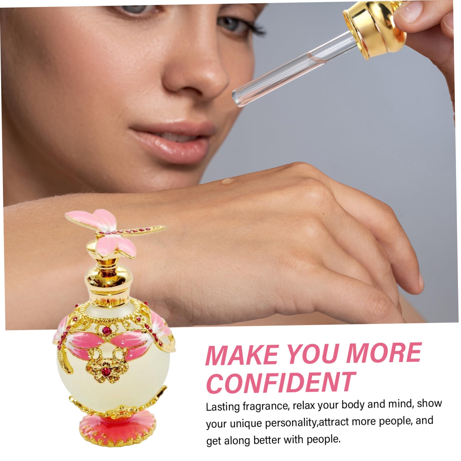 Profumo per donne, profumo arabo vintage di lunga durata olio arabo halal halal dubai fragranze retrò profumo concentrato profumo di olio essenziale floreale per donne, profumo arabo olio