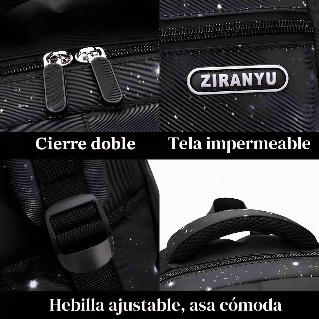 Mochila Ruedas Mochilas Escolares con Ruedas, Desmontable Mochila con Carro Niños para Viajes Escolar