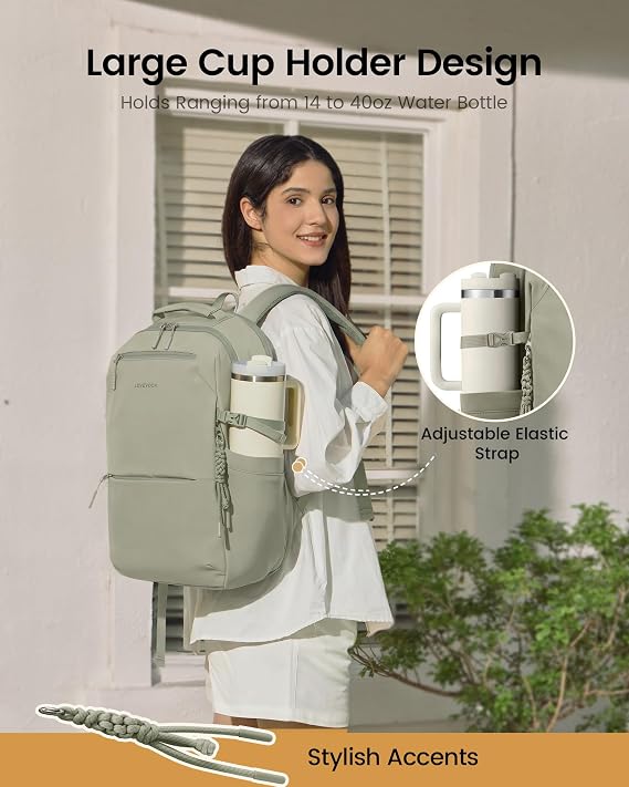 LOVEVOOK Laptop Backpack Womens Men, Lightweight School Bags Work Bag