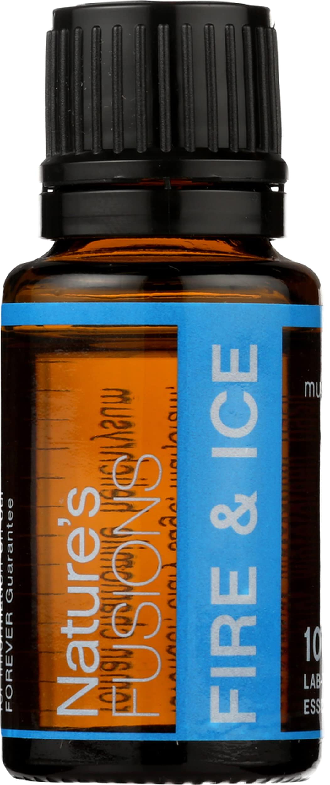 Nature’s Fusions Fire & Ice Warming and Cooling Essential Oil Blend, 100% Pure and Natural Essential Oil for Muscles, Massage, and Aromatherapy, 15 Milliliters
