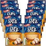 Instant Soup Bundle with Batchelors Cup A Soup Chicken 81g - 10 Pack | Instant Chicken Soup, Low In Fat & Sugar, No Artificial Colours or Preservatives.