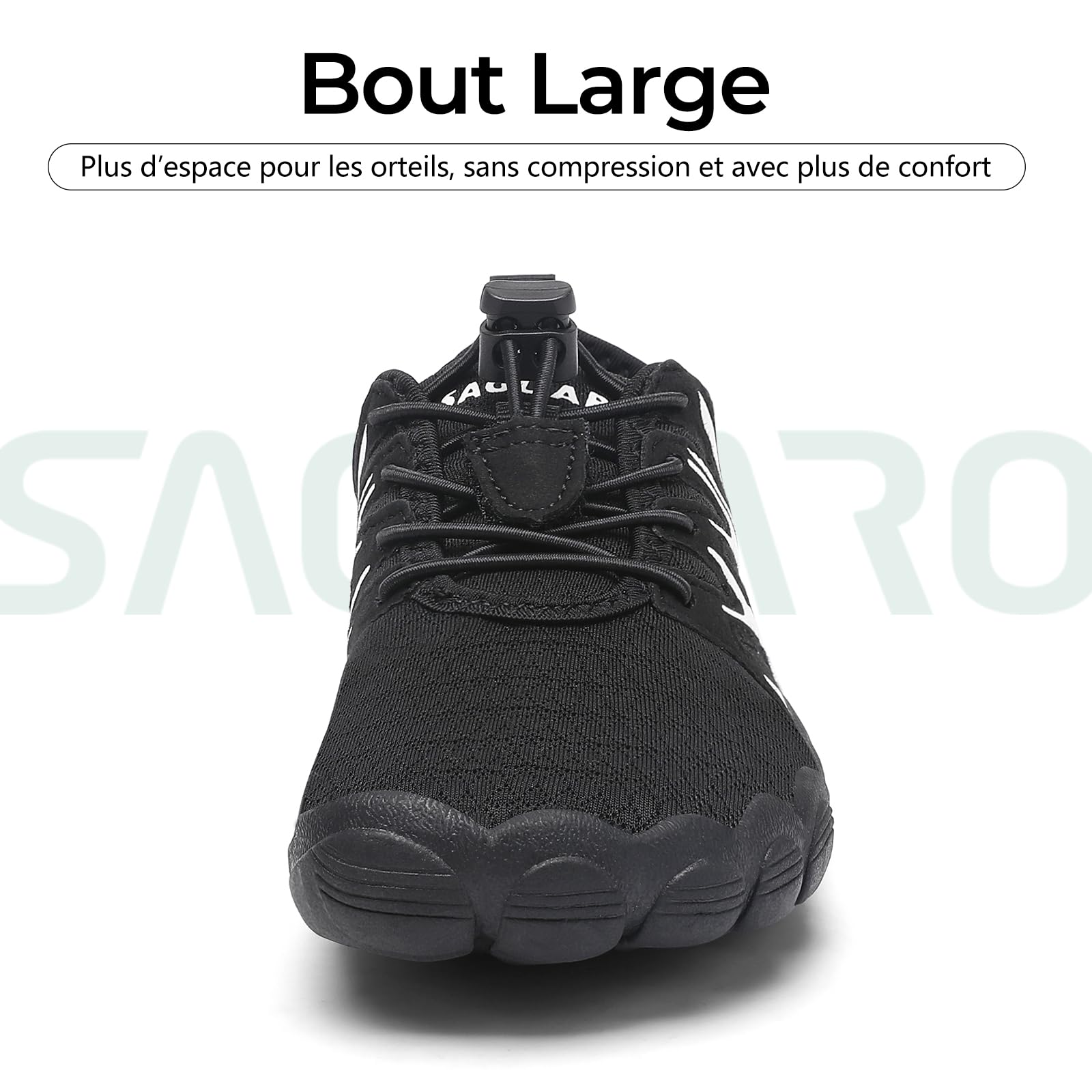 SAGUARO Chaussures Aquatiques Enfant Chaussure d'eau Barefoot Minimaliste Séchage Rapide Respirantes pour Plage Piscine Mer Rivière, GR.25-38