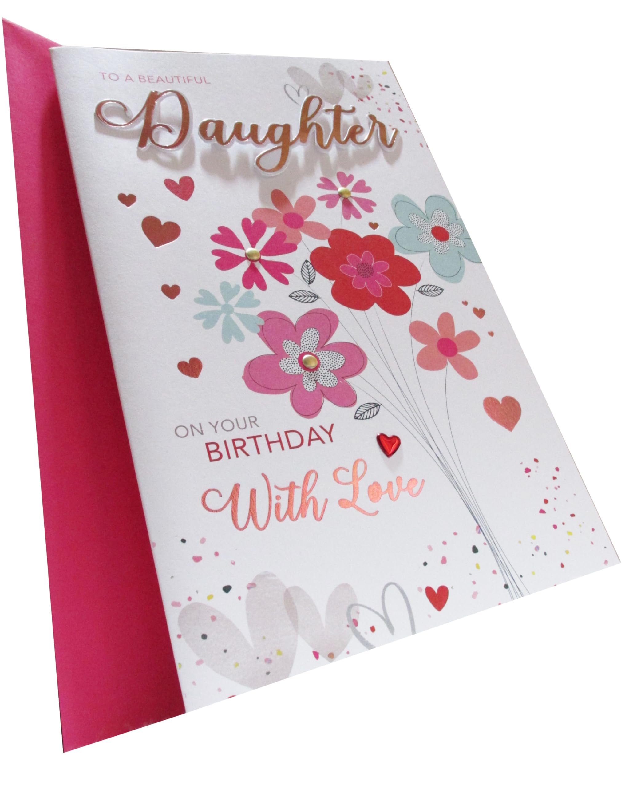 Carte D'anniversaire Joyeux Anniversaire Carte Luxueuse Avec Reflets