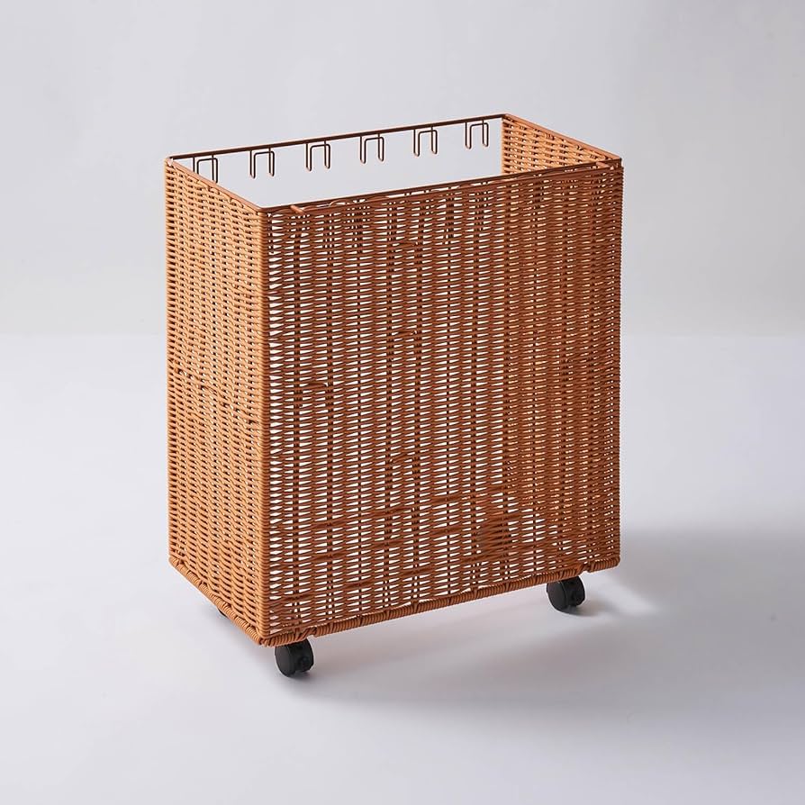 ディノス　ラタン調ふた付きダストボックス　小 ブラウン ラタン調ふた付きダストボックス 大 通販 - ディノス