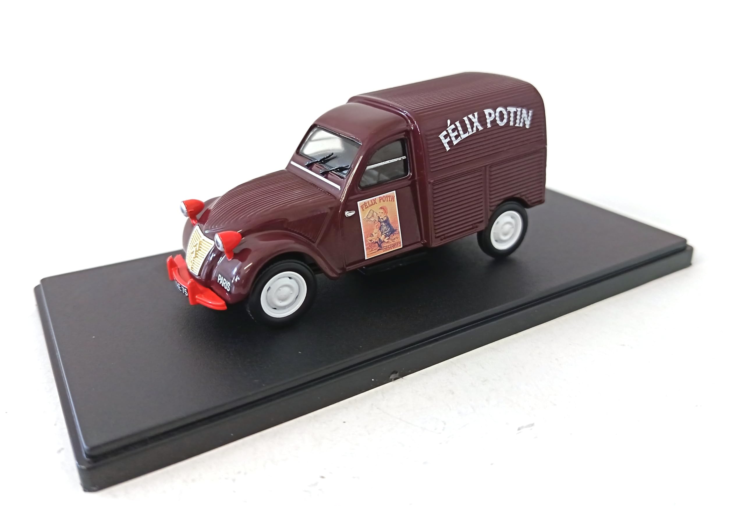 OPO 10 - Voiture Miniature 1/43 Compatible avec Citroën Fourgonnette 2CV Félix Potin - FP402 - 1