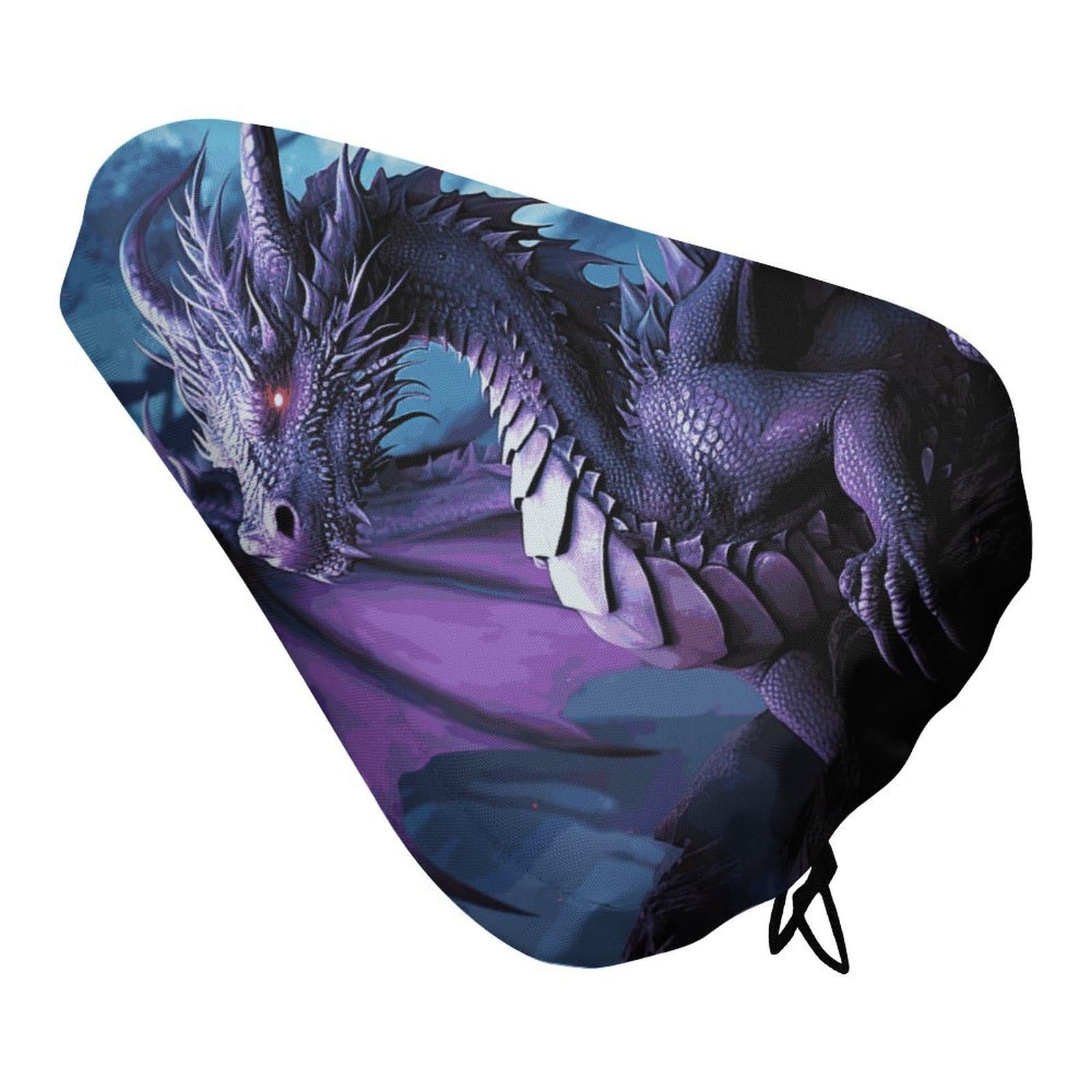 Purple Dragon Purple Moon Bike Seat Cover Waterproof Bicycle Seat Cover
