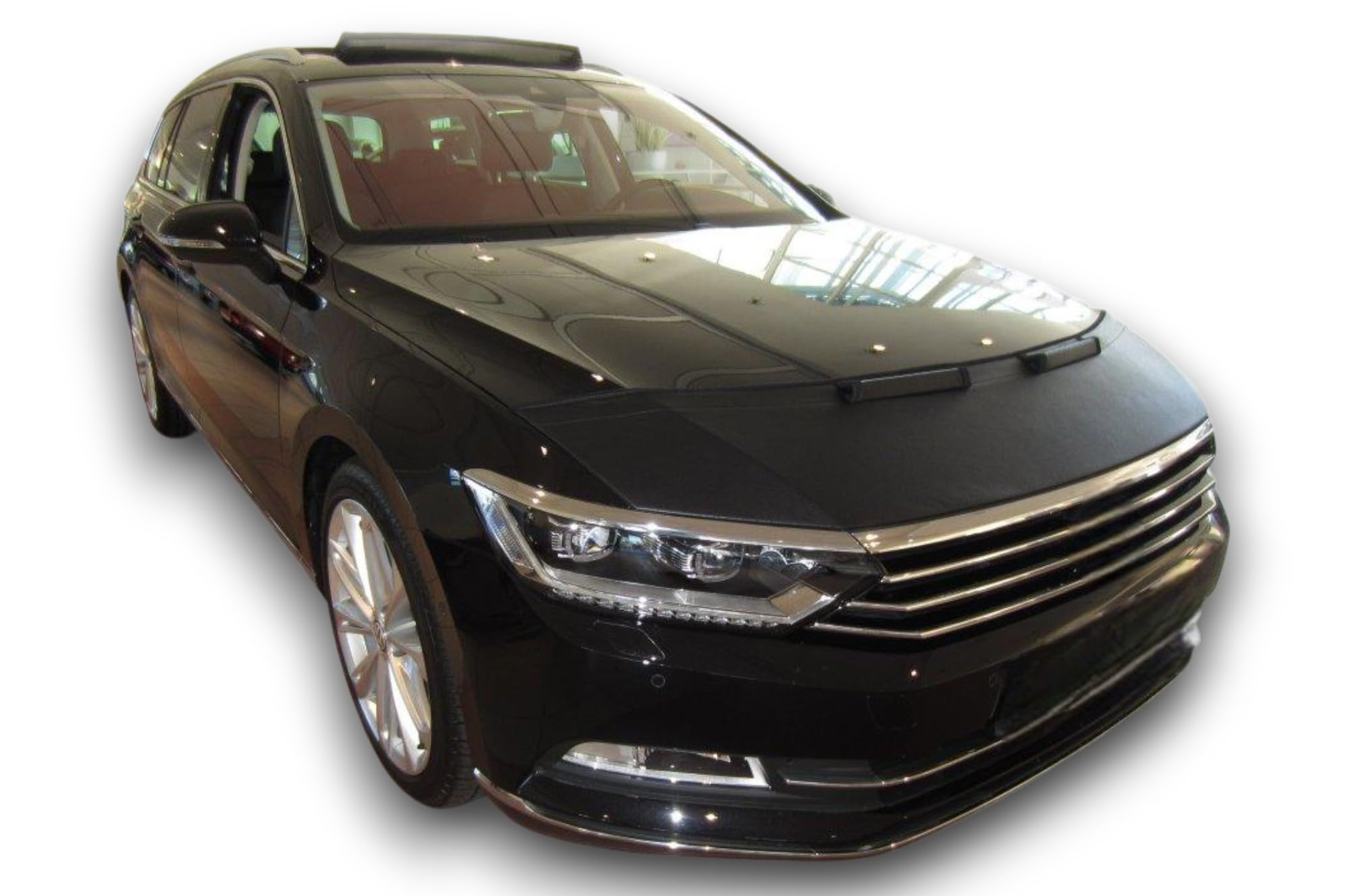 AB-00818 Auto BRA kompatibel mit VW Passat B8 3G 2014-2024 Haubenbra Steinschlagschutz Tuning Bonnet Bra Motorhaubenschutz